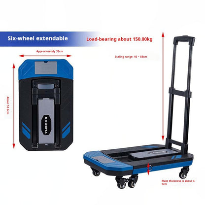 ⏳🔥LIMITED-TIME 50% OFF! 📦Foldable, quiet handcart