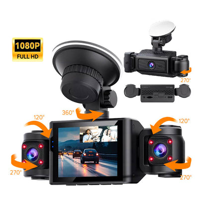 📹🌐 360° Eagle Eye | All-Round Parking Camera | 1080P HD & Loop Recording 🚨