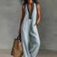 🔥50% OFF & Free Shipping🔥Women's Sleeveless V-Neck Wide-Leg Jumpsuit