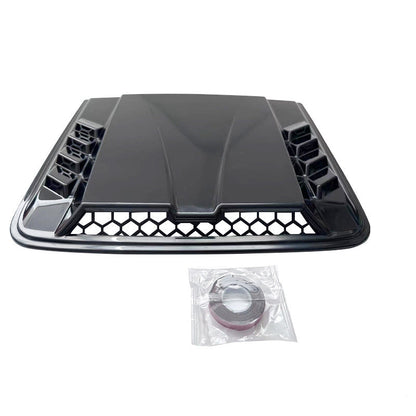 🚗2026 New Black Universal Large Hood Vents - Car Engine Hood Air Vent Scoop for Chevy Silverado, Colorado, Ford F-150/F-250/F-350, Dodge Ram 1500/2500/3500 (Automotive Exterior Decoration Accessory)