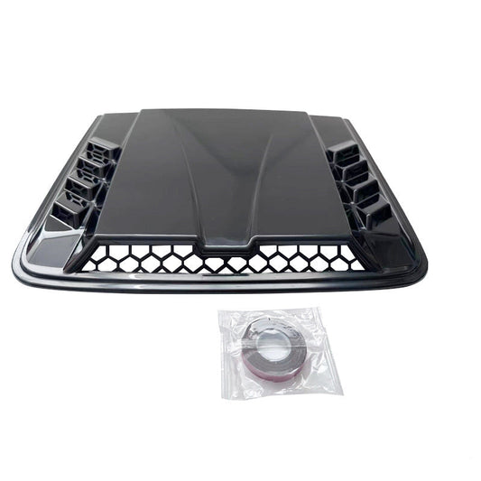 🚗2026 New Black Universal Large Hood Vents - Car Engine Hood Air Vent Scoop for Chevy Silverado, Colorado, Ford F-150/F-250/F-350, Dodge Ram 1500/2500/3500 (Automotive Exterior Decoration Accessory)
