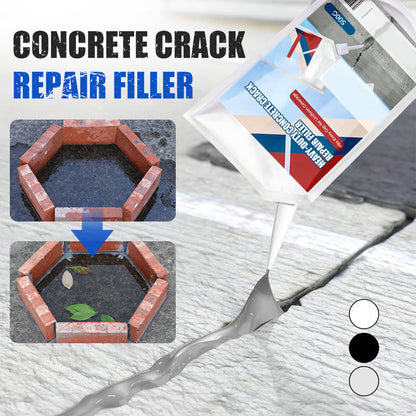 📢📢35% OFF !! ⏰Extra-Strength New Formula Concrete Crack Repair Filler, Waterproof Heavy-Duty Crack Adhesive for Driveway, Patio & Wall Cracks