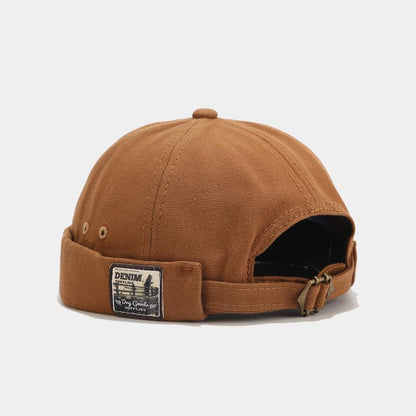 Unisex Brimless Skullcap Hat, Visorless Sailor Design Vintage Beanies, Viral Stackable Hipster Cap for Urban Street Fashion