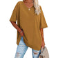 👚 LIMITED-TIME 50% OFF! 💥 Ladies V-Neck T-Shirt – Premium Cotton, Flared Hem, Loose Fit ✨