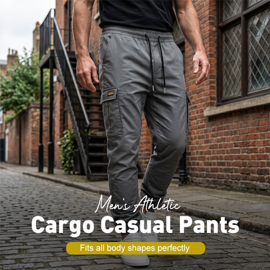 👖🌿Men's Casual Cargo Trousers with Drawstring🔥