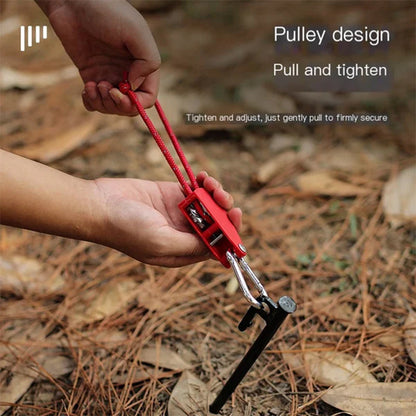 🥳2026 HOT SALE🥳💞50K+ SOLD!⛺✨ 50% OFF! High-Strength Fix Rope – Ultralight, reflective & easy to adjust. Secure your campsite quickly. Gear up for adventure. 🏕️⚡
