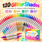 Magic Glitter Outline Markers – Double-Ended Dual-Color Art Pens