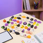 Halloween Squishies Stress Relief Toy Set, Classic Pumpkin/Ghost/Bat Shapes, Super Soft TPR Material with Elastic Squeeze Feel, Washable & Durable, Assorted 24/36/50pcs for Party Favors, Classroom Rewards & Trick-or-Treat