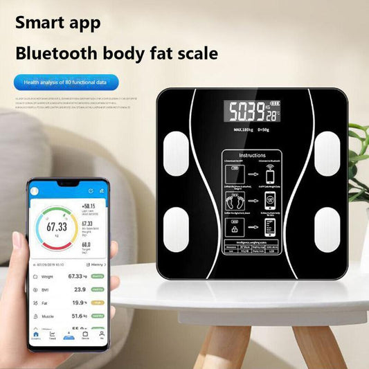 ⏳LAST DAY SALE 60% OFF🔥Smart BMI Digital Wireless Weight Scales with LCD Display