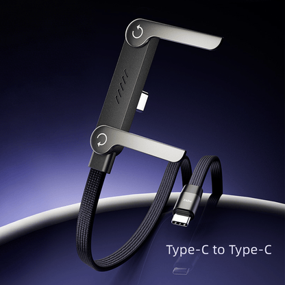 ⚡Invisible Holder Charger Cable with Stand – Hidden Bracket Design, Fast Charging Support, Tangle-Free & Durable 📱