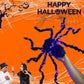 🎃LIMITED-TIME 50% OFF! ⏰Halloween Black Spider Decoration with Light🕷️