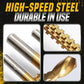 ⏳Time-Limited Special⏰Titanium‑Coated Twist Drill Set – 6 sizes, drills & saws in one. High‑speed steel, no rust. Wood, metal, plastic – all in one kit! 🧰✨