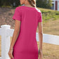 💕Summer Hot Sale 60% OFF 💃Women's Casual Square Neck Pocket Short Sleeve Dress with Pockets