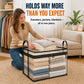 🔥Last Day 50% OFF📦Portable Large Heavy-Duty Thick Plastic Clear Storage Box with Hinged Lid | Home, Travel & Camping