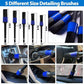 27PCS Car Cleaning Kit for Interior and Exterior Detailing, Professional Detailing Brush Set with Complete Cleaning Tools for Car Care
