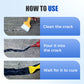 📢📢35% OFF !! ⏰Extra-Strength New Formula Concrete Crack Repair Filler, Waterproof Heavy-Duty Crack Adhesive for Driveway, Patio & Wall Cracks