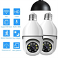 💡【Wireless WiFi Light Bulb Camera】— Turn it off and it's a light bulb; turn it on and it's your personal security guard—a guardian hidden within the light! 🔒✨
