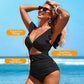 📢📢50% OFF !!!⏰ Sexy Ruffled One-Piece Swimsuit – Ruffle Detail, Tummy Control & Vibrant Colors 🌊