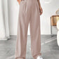 🏆2026 New Style 60% OFF💝Women's High Waisted Straight Leg Work Trousers with Side Pockets -✨Smart & Casual Look for Office and Beyond