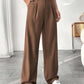 🏆2026 New Style 60% OFF💝Women's High Waisted Straight Leg Work Trousers with Side Pockets -✨Smart & Casual Look for Office and Beyond