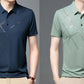 👕 50% OFF NOW! ❄️ Men's Ice Silk Stretch Shirt – Cool & Comfortable – Breathable, lightweight & perfect for summer, office or travel ✨