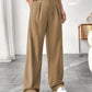🏆2026 New Style 60% OFF💝Women's High Waisted Straight Leg Work Trousers with Side Pockets -✨Smart & Casual Look for Office and Beyond