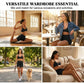 🥳2026 HOT SALE🥳💞50K+ SOLD!🥳💕 50% OFF! Halter Top & High-Waisted Shorts Set – Gentle tummy control, breathable seamless fabric. Butt‑shaping design, no roll‑down. Perfect for yoga or summer walks. 👙✨