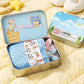 💎 49% OFF! 💎 Bunny Mummy & Baby Plush Pocket Tin – Handmade Easter Collectible with Cozy Blanket (Pink/Blue Ears) 🐇🎁
