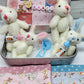 💎 49% OFF! 💎 Bunny Mummy & Baby Plush Pocket Tin – Handmade Easter Collectible with Cozy Blanket (Pink/Blue Ears) 🐇🎁