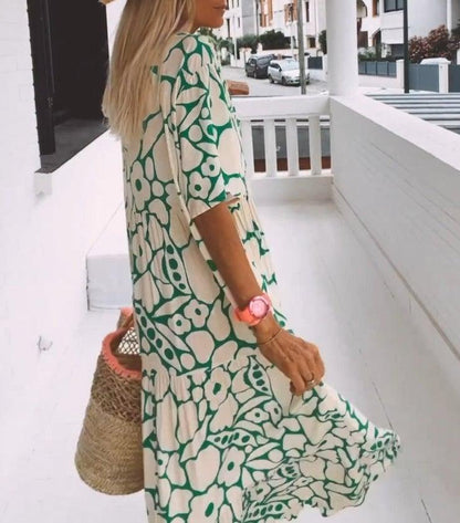 🌸Early Spring Sale 70% OFF!🔥💃Women's Casual Floral Swing Dress