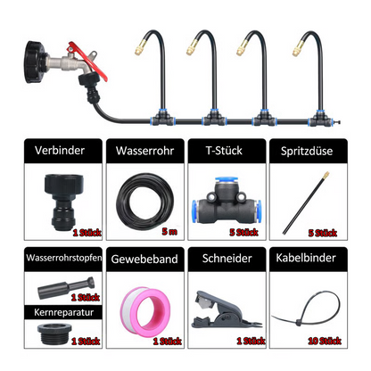 🥳2026 HOT SALE  30% OFF! Automatic Sprinkler System – 360° adjustable, precise coverage. Smart water-saving, easy quick-connect. Cools patios, waters plants, humidifies greenhouses. A gardener’s dream. 🪴💦