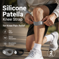 ✨Exclusive 50% OFF | Silicone Patella Knee Strap | Ergonomic 8-Shaped Shock Absorbing Knee Brace | Anti-Slip Adjustable Support for Running, Basketball & Joint Pain Relief