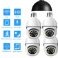 💡【Wireless WiFi Light Bulb Camera】— Turn it off and it's a light bulb; turn it on and it's your personal security guard—a guardian hidden within the light! 🔒✨