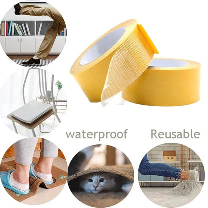 🎁2026 New Year Sale🎁🎉Buy More – Save Even More!🔥Strong Self-Adhesive Double-Sided Fiberglass Mesh Tape