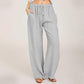 🔥LAST DAY SALE 50% OFF🔥Women's Summer Linen Cotton Wide Leg Pants
