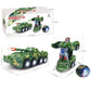 📢📢60% OFF !! ⏰ Electric Universal Deformation Police Toy Car – Auto Transform, Gesture Control, 2.4G Remote ✨