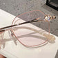 🎁New arrival 49% OFF💥Women's Synthetic Diamonds Rimless Anti Blue Light Glasses