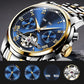 👑Skeletonized men's automatic watch - Visible mechanical movement | Stainless steel case