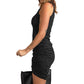 🌸Summer Hot Sale 50%OFF🌸Women's Sleeveless Round-Neck Ruched Short Dress