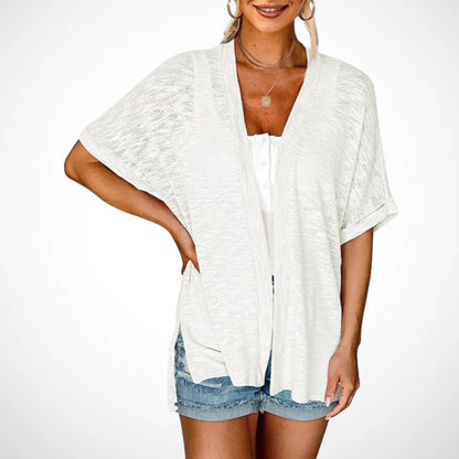 🧥 LIMITED-TIME 57% OFF! ✨ 2026 Stylish Flowy Short Sleeve Cardigan – Lightweight, Breezy, Versatile Layering Piece 🌸