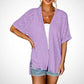 🧥 LIMITED-TIME 57% OFF! ✨ 2026 Stylish Flowy Short Sleeve Cardigan – Lightweight, Breezy, Versatile Layering Piece 🌸