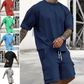 🥳SUMMER HOT SALE🥳💞50K+ SOLD!💥50% OFF! 🔥Men's Casual Short Sleeve T-Shirt Shorts Set