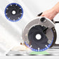 Diamond grinding wheel for cutting metal