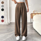 🏆2026 New Style 60% OFF💝Women's High Waisted Straight Leg Work Trousers with Side Pockets -✨Smart & Casual Look for Office and Beyond
