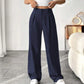 🏆2026 New Style 60% OFF💝Women's High Waisted Straight Leg Work Trousers with Side Pockets -✨Smart & Casual Look for Office and Beyond