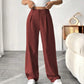 🏆2026 New Style 60% OFF💝Women's High Waisted Straight Leg Work Trousers with Side Pockets -✨Smart & Casual Look for Office and Beyond