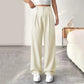 🏆2026 New Style 60% OFF💝Women's High Waisted Straight Leg Work Trousers with Side Pockets -✨Smart & Casual Look for Office and Beyond