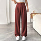🏆2026 New Style 60% OFF💝Women's High Waisted Straight Leg Work Trousers with Side Pockets -✨Smart & Casual Look for Office and Beyond