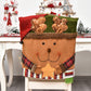 🎅 50% OFF! ✨ Christmas Themed Chair Cover – Linen & Brushed Cloth, Santa Claus / Snowman / Elk Designs & 54×48cm Size – Festive Protection for Holiday Gatherings 🪑