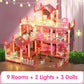 📢📢56% OFF!!⏰DIY Luminous Princess Castle Dollhouse
